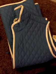Peck & Peck Royal Blue W/ White LightQuilted Vest Size S/ P NwT - Picture 1 of 9