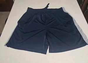 Athletic WorkS XL blau HERREN UNI MESH SHORTS 2 TASCHEN FREIZEIT BASKETBALL - Bild 1 von 3