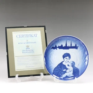 1987 Uniset Memorial Plate Bing & Grondahl Royal Copenhagen Figurine object... - Foto 1 di 5