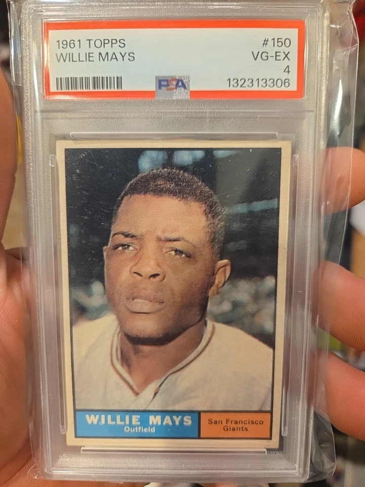 1961 Topps - Willie Mays #150 Foto 1 de 2