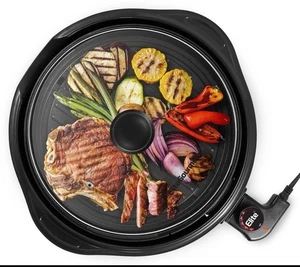 11 Inch Nonstick Indoor Electric Grill Portable BBQ Appliance Easy Clean Up - Picture 1 of 15