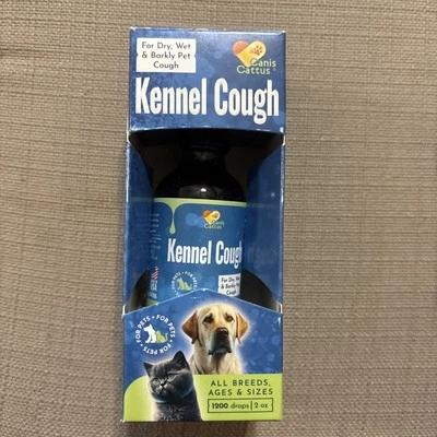 Natural Kennel Cough Treatment for Dogs & Cats Breathing Support 2 Fl Oz  - Image 1 of 4