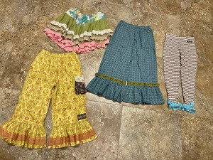 Matilda Jane Girls Elastic Pull-On Ruffle Pants And Skirt All Size 6 - Picture 1 of 13