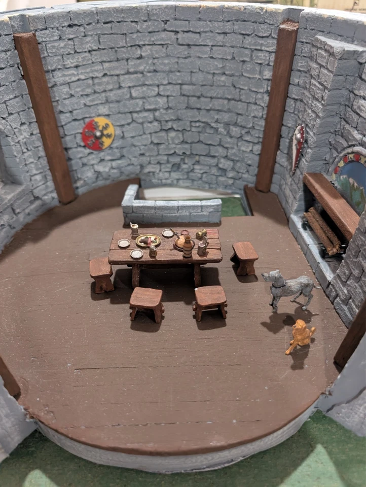 Conte "Warlord Tower Keep Playset 定制内部配件 基于电影 VHTF — 第 1/4 张图片