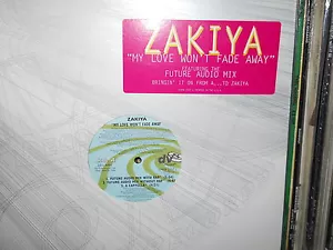 Zakiya - My Love wont fade away ( My Future wont fade away) 5 versions NM - Picture 1 of 3