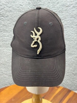 Gorra ajustable marrón camuflaje camuflaje poliéster ciervo bordado Foto 1 de 4