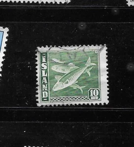 ICELAND SC# 221 1940 10a FISH DEFINITIVE VERY FINE OLD VINTAGE USED STAMP - Bild 1 von 1