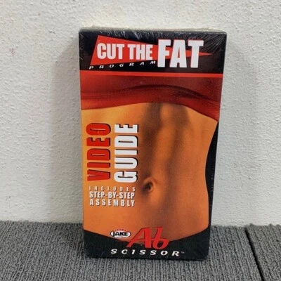 Cut The Fat Program Ab Scissor Video Guide Body By Jake VHS 2003 New Sealed - Image 1 of 4
