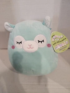 NEW Squishmallows Miley Teal Sleeping LLAMA 8" Easter 2021 Collection NWTS - Picture 1 of 2