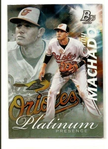 2017 Bowman Platinum Presence Manny Machado Mint Baltimore Orioles Baseball Card - Picture 1 of 2