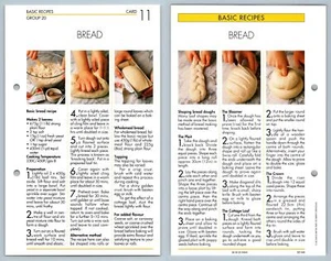 Bread #11 Basic - Simply Delicious 1992 IMP Ltd Recipe Card - Picture 1 of 1