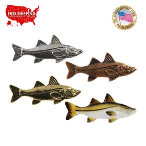 Pin o imán de refrigerador de pewter pequeño róbulo para pez solapa, S028 - Imagen 1 de 9