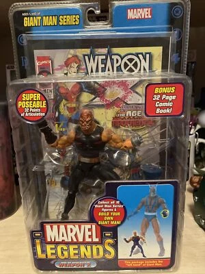 TOYBIZ MARVEL LEGENDS HOMBRE GIGANTE SERIE AGE OF APOCALYPSE ARMA X 6" NUEVO SELLADO Foto 1 de 3