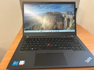Lenovo Thinkpad T14s Gen2 14" Laptop i5-1145G7 2.6Ghz 16GB 240GB SSD - Picture 1 of 5