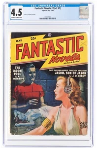 FANTASTIC NOVELS MAGAZINE #7 MAY 1948 LAWRENCE STEVENS Abraham Merritt CGC 4.5 - Picture 1 of 2