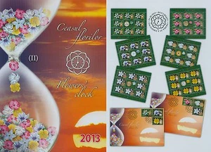 Rumänien 2013 Blumen,Lichtnelke,Stechapfel,Graslilie,Uhren Mi.6715-20,Block 562 - Bild 1 von 10