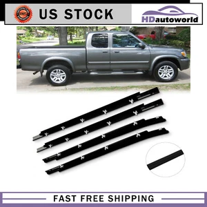 For 2000-2006 Toyota Tundra Weatherstrip Window Moulding Trim Seal Belt 4pc - Picture 1 of 5