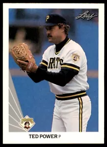 1990 LEAF TED POWER PITTSBURGH PIRATES #473 - Picture 1 of 2