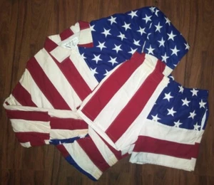 The Flag BOMBERJACKE Gr. S & SHORTS SET Gr. M Limited Edition LTD 1993 USA 🇺🇸 - Bild 1 von 7