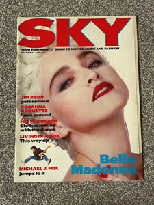 Sehr seltenes Vintage Juni 1987 Sky UK Magazin Madonna - Ausgabe 4 - 1980er - Bild 1 von 11