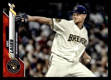 2020 Topps Eric Lauer  Factory Set Orange /99 589 Milwaukee Brewers