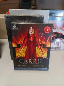 Carrie Midnight Classics Limited Edition Blu-ray region B import BOOKLET NEW OOP - Picture 1 of 3