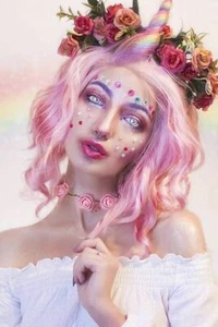 Light Pink Lace Front Wigs Short Bob Curly Synthetic Wigs Heat Safe Glueless - Picture 1 of 11