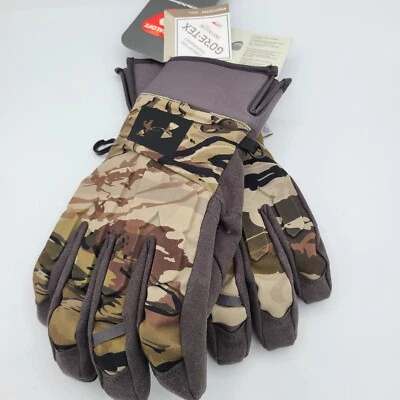 Under Armour Gloves Gore-Tex Mid Season Windstopper Hunting Men's Woodland Camo - Image 1 of 4