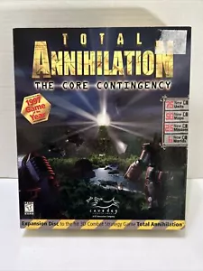Total Annihilation - The Contingency Vintage PC BIG BOX Videospiel 1998 versiegelt - Bild 1 von 10
