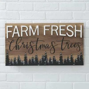Farm Fresh Wood Sign - Picture 1 of 1