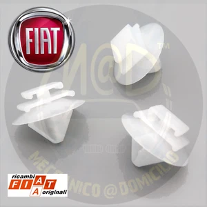 1x Kit 10 Pz. OE 71775718 Graffette Fissaggio Modanature LANCIA FIAT ALFA JEEP - Imagen 1 de 2