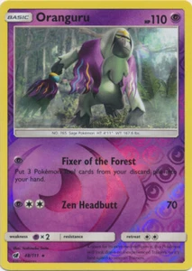 x1 Oranguru - 48/111 - Rare - Reverse Holo Pokemon SM4 Crimson Invasion M/NM - Picture 1 of 1