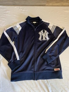 New York Yankees Stitches Jacke Herren Größe Small Full Zip Jacke Navy & Weiß - Bild 1 von 5
