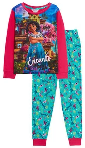 Girls Disney Encanto Pyjamas For Kids Full Length Mirabel Pjs Madrigal Nightwear - Picture 1 of 17