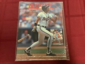 Beckett Baseball Card Monthly September 1991 Issue #78 Dave Justice