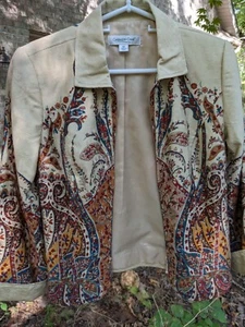 Coldwater Creek light cotton jacket XS size - Picture 1 of 5