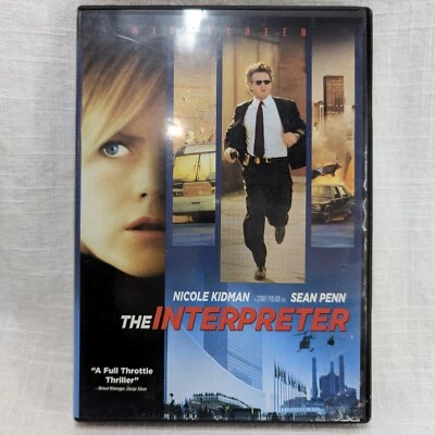 The Interpreter (DVD Movie, 2005, Widescreen) Nicole Kidman, Sean Penn - Image 1 of 4