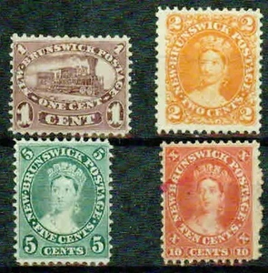 NEW BRUNSWICK- 1860 – CENTS ISSUE – F-VF (*) & ° - Picture 1 of 1