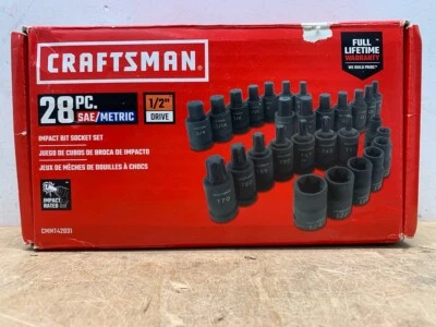 Craftsman CMMT42031 Impact Bit Socket Set 28 pc - Black (A19) (E10040443) - Image 1 of 4