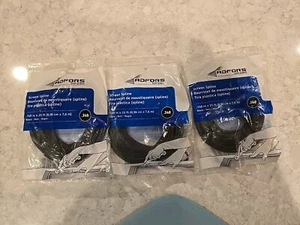 3 Packages of Adfors 70176 Screen Spline .140" x 25' Black - NEW  - Picture 1 of 2