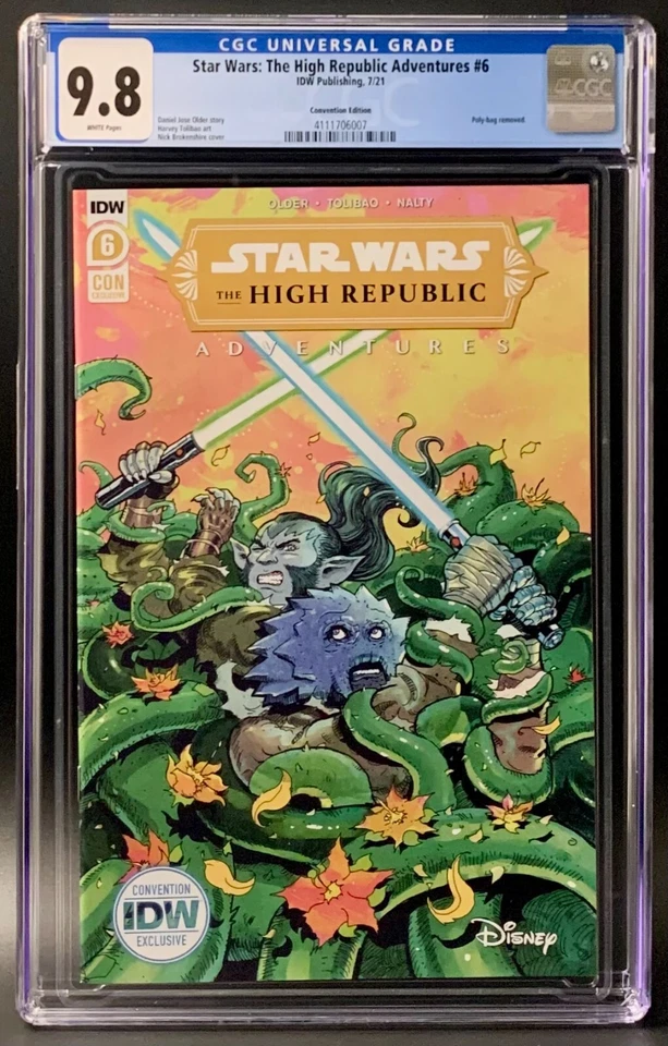 Star Wars: the High Republic Adventures #6 SDCC Convention Exclusive-Nick Brokenshire (IDW Publishing July 2021)