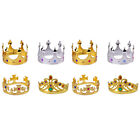  8 pièces accessoires de couronne accrocheuses princesse diadèmes anniversaire roi