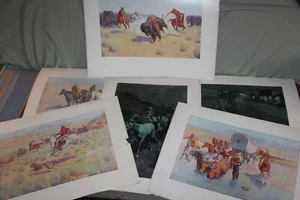 Frederic Remington Portfolio 1904 Artist's Proofs Prints Original Complete Set! - Bild 1 von 12