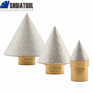 Diamond Chamfer Bit Milling for Porcelain Marble 20/35/50mm M14 Angle Grinder - Picture 1 of 10