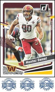2023 Donruss Montez Sweat Washington Commanders #299 - Picture 1 of 2