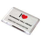 Fridge Magnet   I Love Running Hill Head Greater Manchester