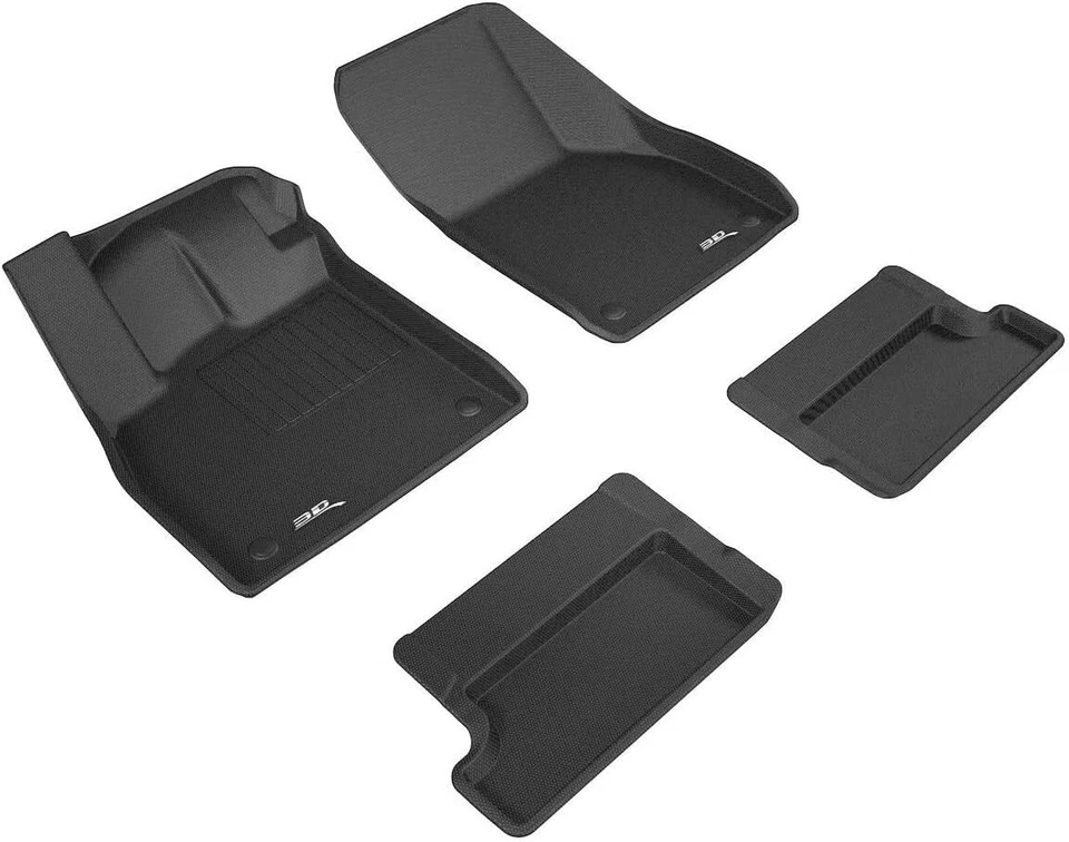 3D MAXpider Custom Fit Kagu Floor Mat (Black) Compatible with Audi TT (FV/8S)/TT Foto 1 de 4