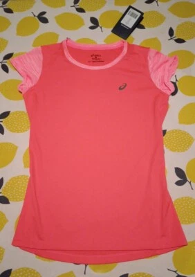 Asics FuzeX SS Top Diva Pink Women's Running Top Size Small BNWT FREE P&P  - Image 1 of 4