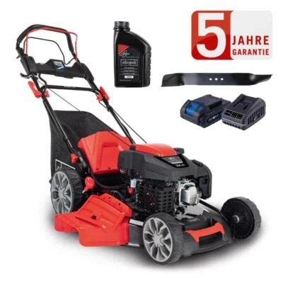 Scheppach Benzin Rasenmäher MS225-56E 6PS 7IN1 Schnittbreite 56cm +Öl + 2.Messer