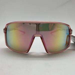 T24.6 Body Glove Sport Shield Sunglasses BGSPT 23 306 PNK Pink Rainbow Mirrored - Picture 1 of 7